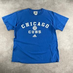 Vintage 2001 Adidas Chicago Cubs Baseball Athletic Sports Graphic T-shirt